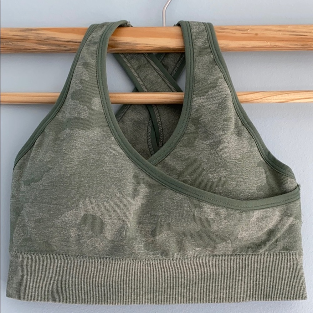 Camo Sports Bra | Gymshark Dupe